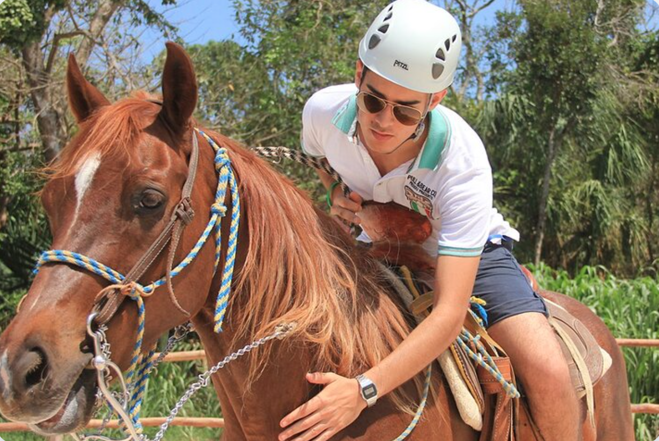 Full day Jungle Adventure: Horses + ATV + Ziplines + Rappel & Cenote