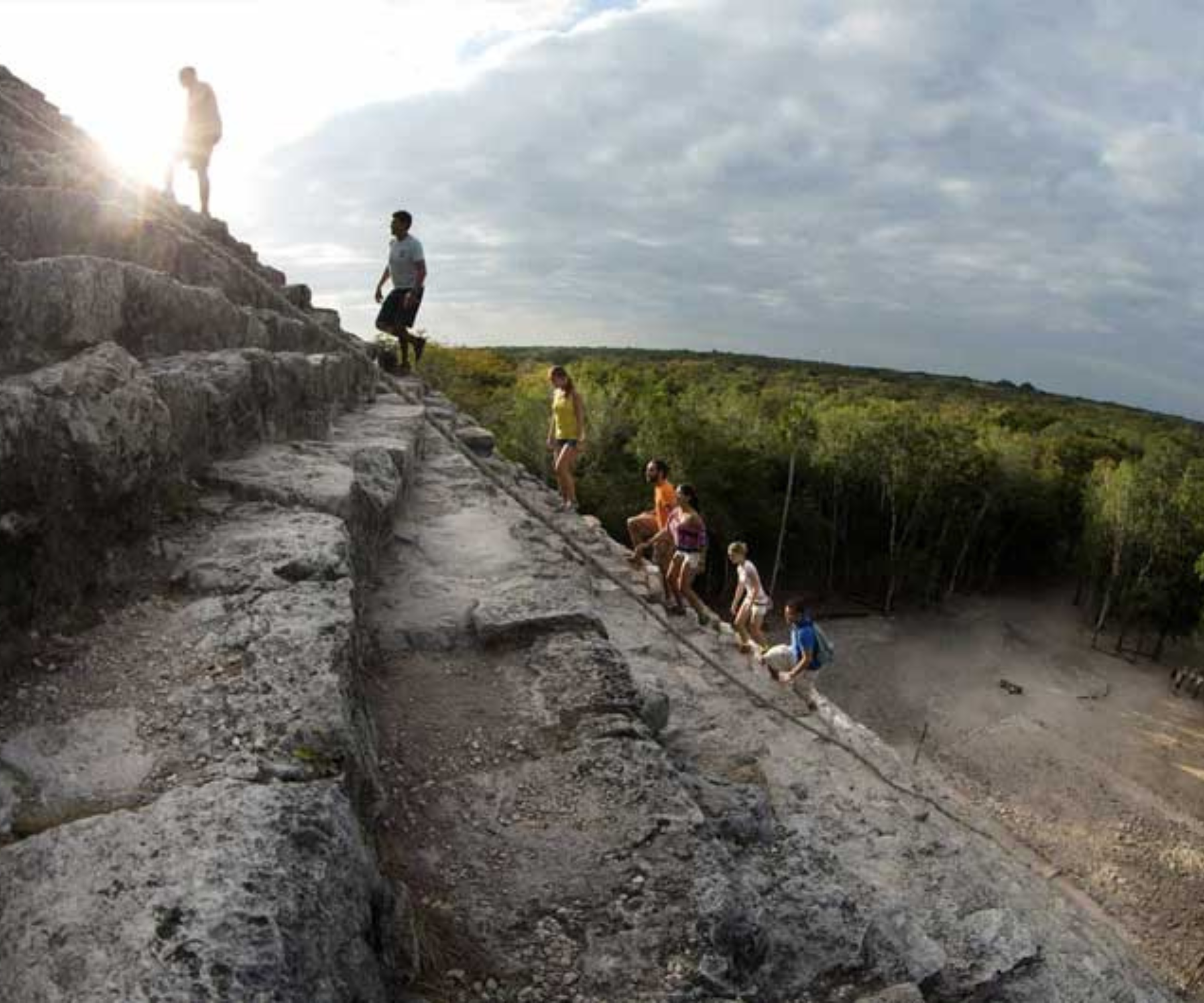 Coba Adventure Tour: Pyramids + ATV + Ziplines + Cenote + Buffet