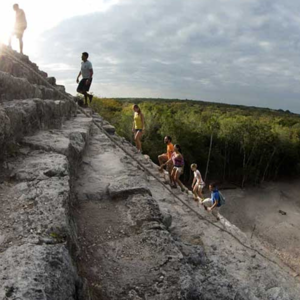 Coba Adventure Tour: Pyramids + ATV + Ziplines + Cenote + Buffet
