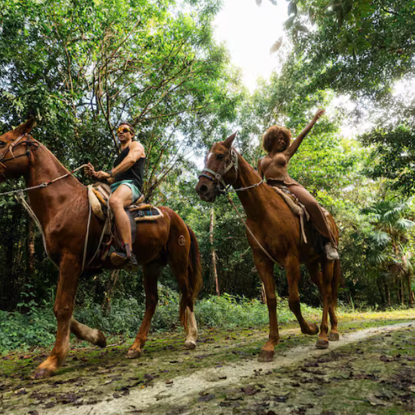 Tulum Jungle Adventure: Horseback Cenote Exploration